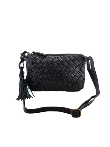 Diane Crossbody | Black-CadelleLeather