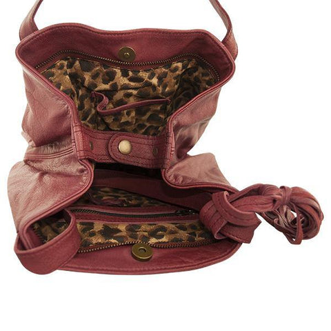 Leather Tote Bag Jaklyn Dark Red Picture 7 regular from Cadelle Leather