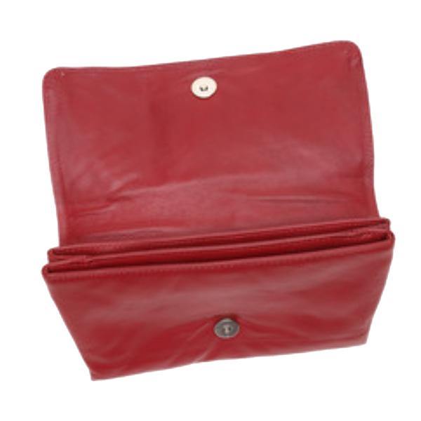 Leather Wallet Hand Slip Clutch Snake/Red Picture 2 regular from Cadelle Leather