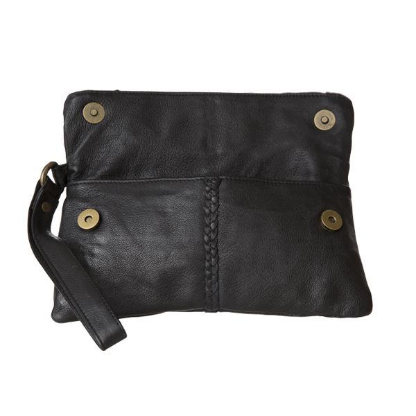 Leather Wallet Luna Clutch Black Picture 4 Regular from Cadelle Leather