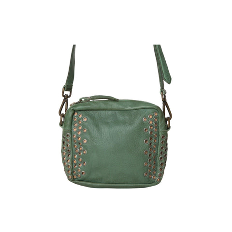Leather Bag Trinity Mini Crossbody BottleGreen Picture 1 regular from Cadelle Leather