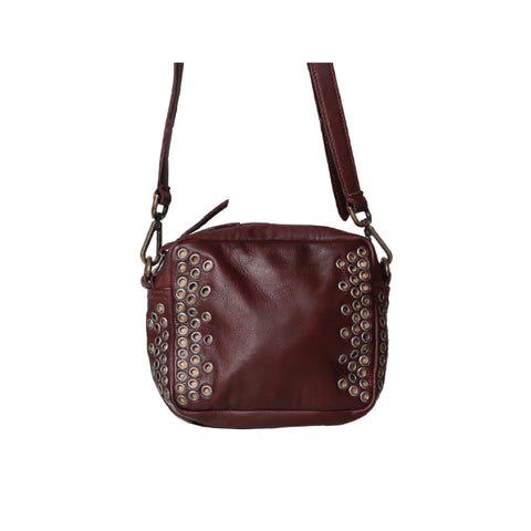 Leather Bag Trinity Mini Crossbody Plum Picture 1 regular from Cadelle Leather