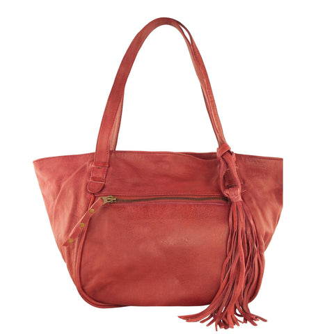 Leather Tote Bag Jaklyn Dark Red Picture 1 regular from Cadelle Leather